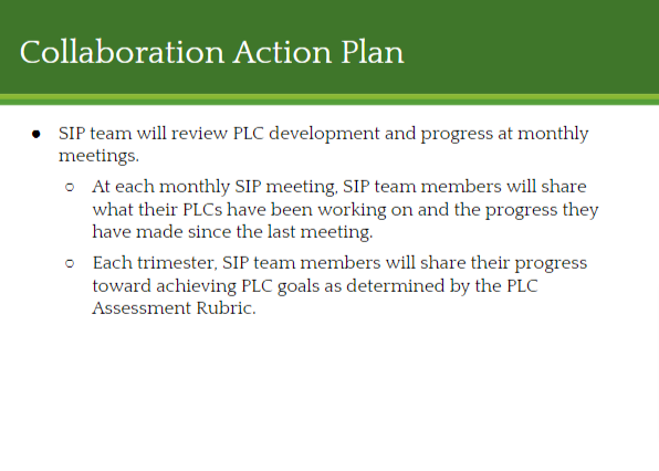 Collaboration action plan 5